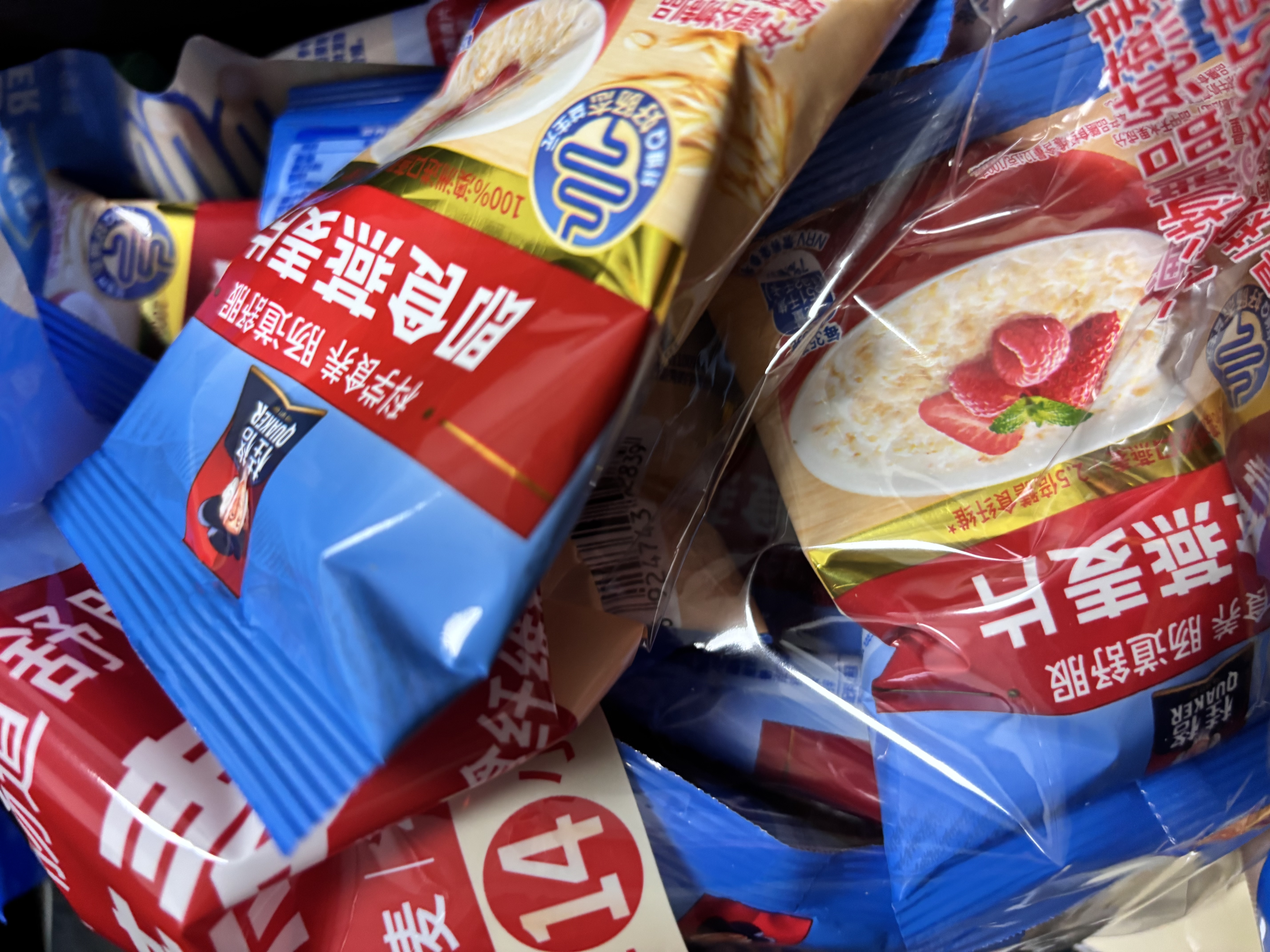 桂格（QUAKER）即食燕麦片490克 （35g*14袋） 营养早餐 膳食纤维 实拍图