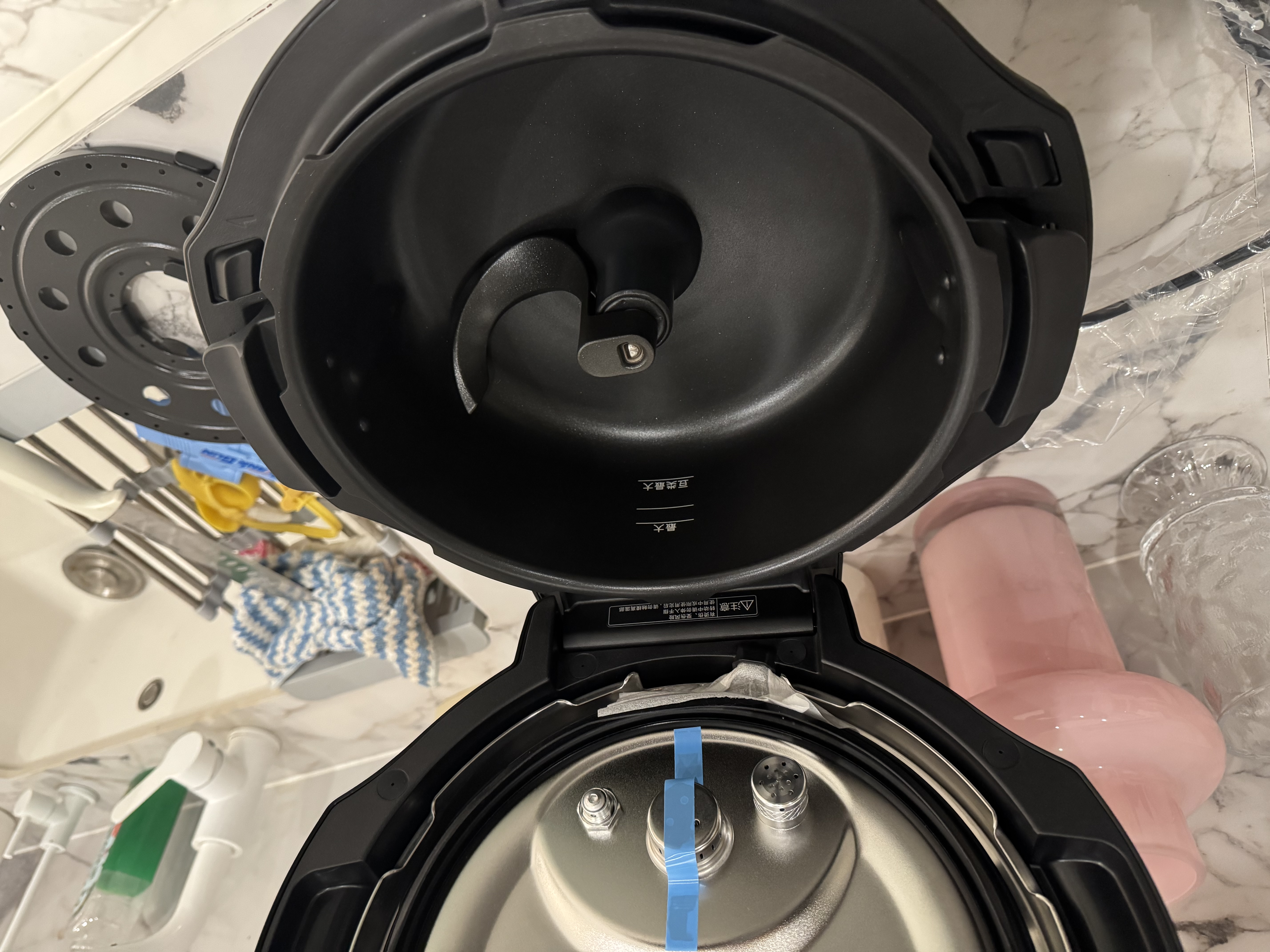 松下（Panasonic）【国家补贴】怀石自动料理机多功能智能炒菜机器人电压力锅无水料理高压锅4升大容量NF-MAC2000-K 实拍图