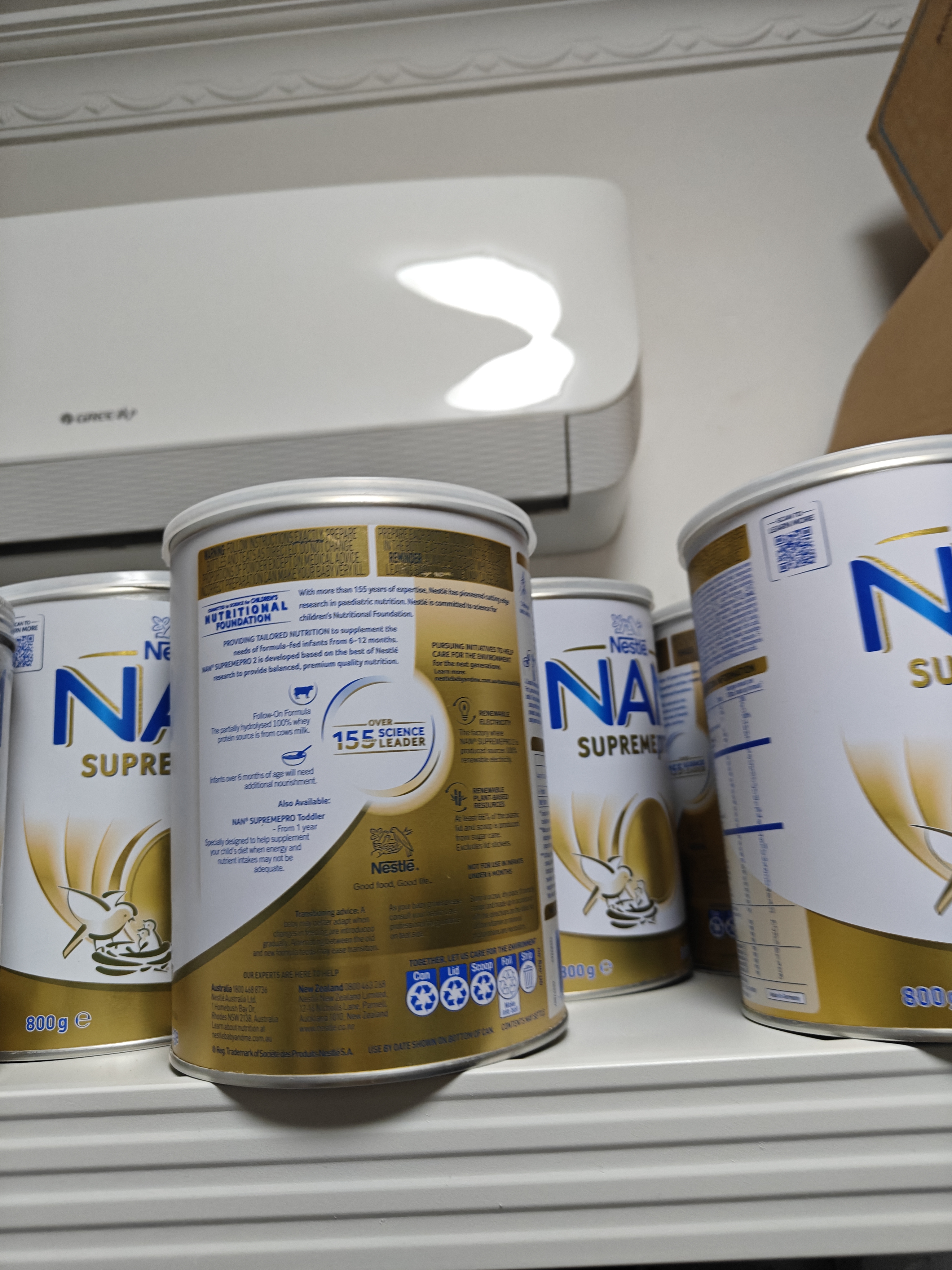 雀巢（Nestle）澳版超级能恩 5HMO活性益生菌适度水解德国原装进口婴幼儿奶粉 【吸收自护】2段 800g*1罐 效期27.10 实拍图