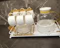喜佰盛乔迁之喜搬家礼物实用茶具套装结婚送人礼品新居暖房温居杯子整套 轻奢茶具16件套礼盒装【886】B款（快至隔日达） 实拍图