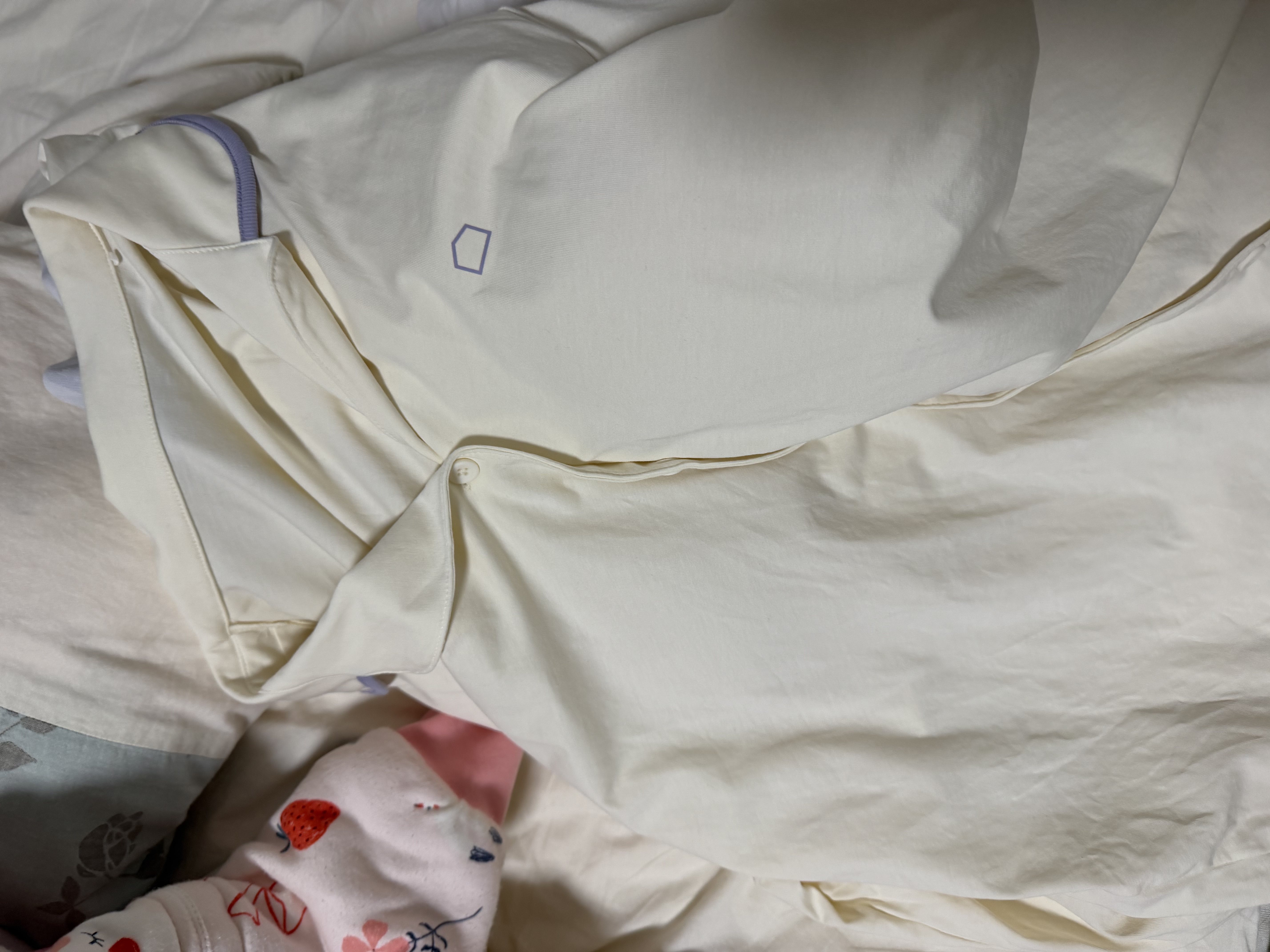 蕉内棉棉301H女士睡衣带胸垫纯棉长袖翻领防凸点可外穿家居服秋冬季 实拍图