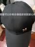 棒球帽鸭舌帽男女帽子户外太阳帽遮阳休闲男士防晒加长夏季 M标黑色 均码 56 实拍图