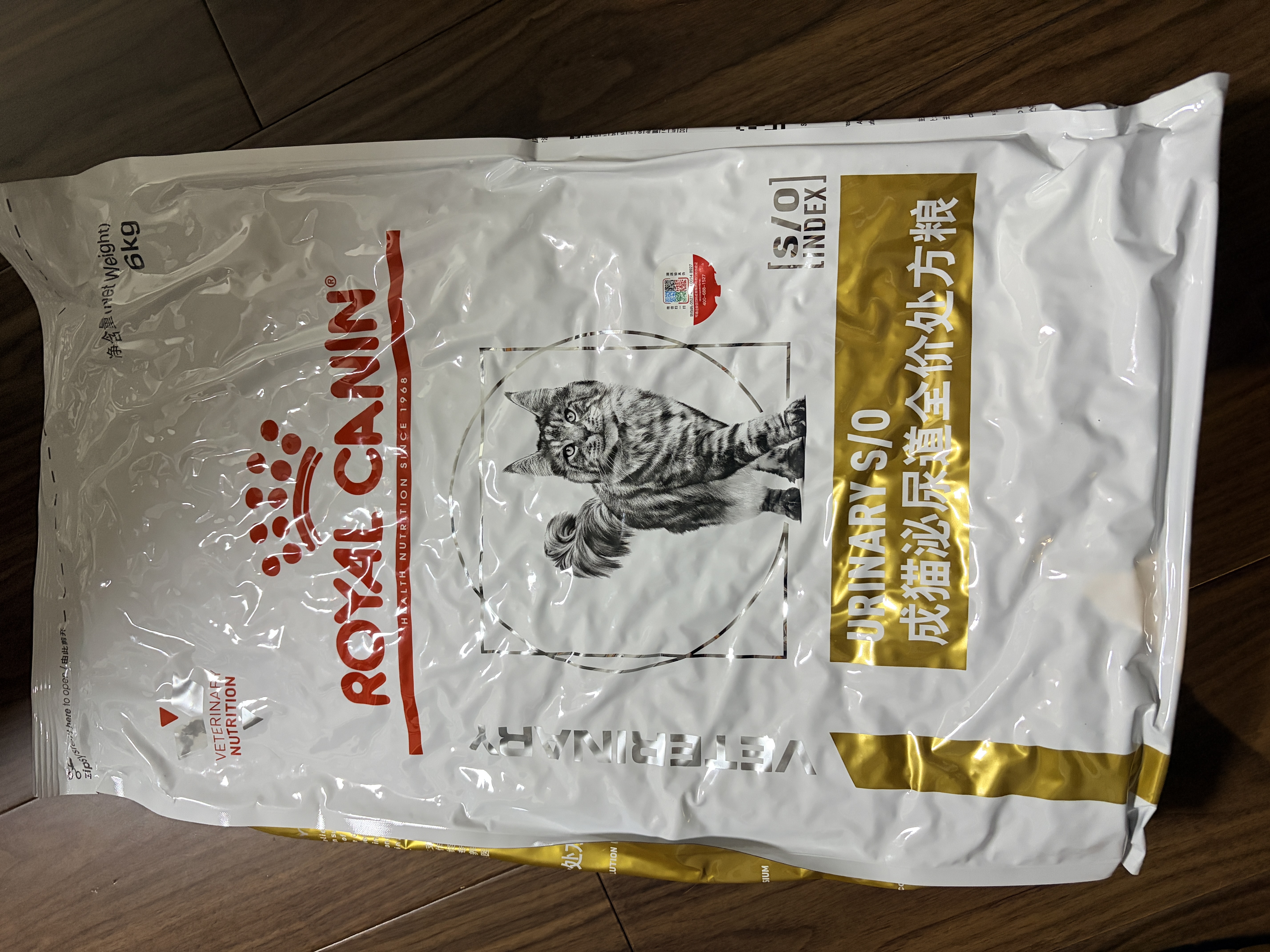 皇家（ROYAL CANIN）泌尿道处方猫粮LP34稀释尿液溶解鸟粪石结石成猫全价处方粮6KG 实拍图