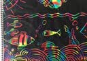 得力(deli)10张8K儿童趣味炫彩刮画纸刮刮画炫彩画涂鸦刮画学生益智玩具男孩女孩美育工具开学文具 实拍图