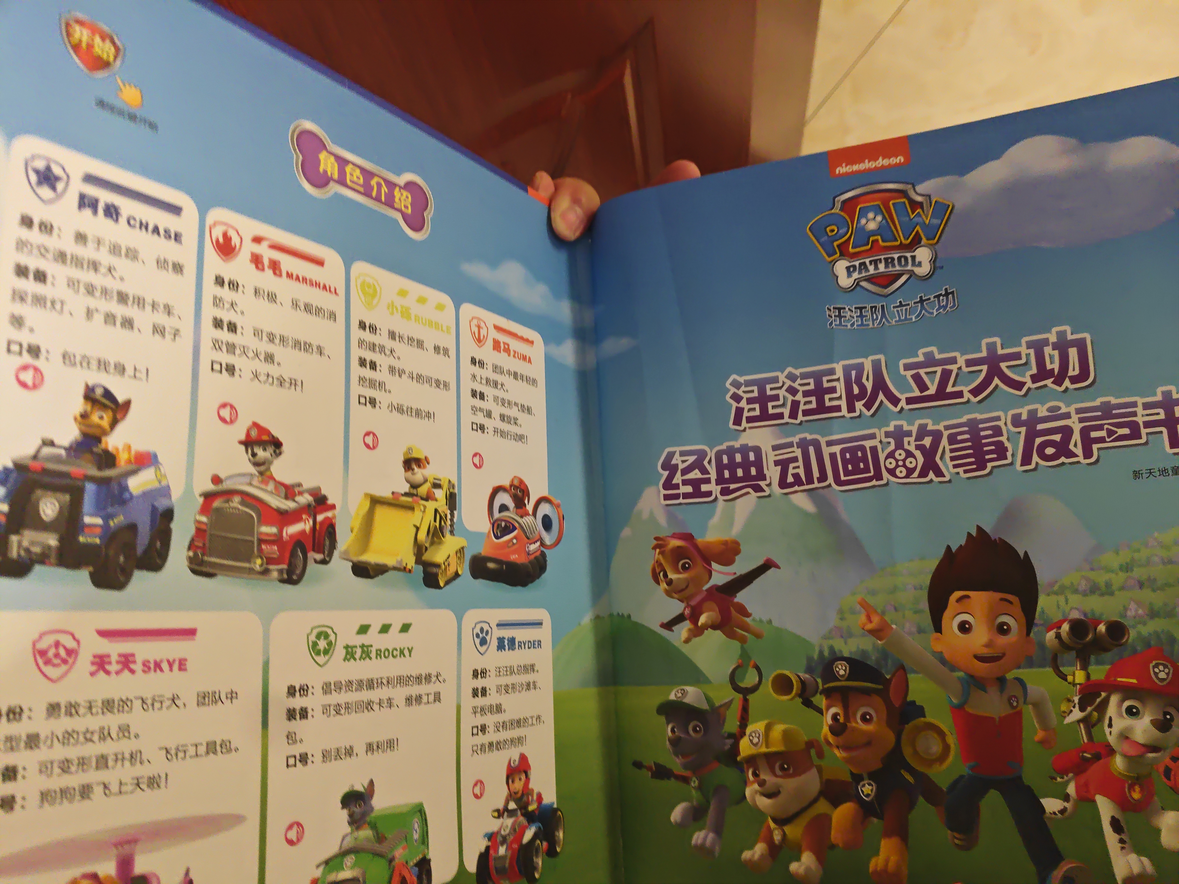 汪汪队立大功婴儿吃饭罩衣宝宝男女童画画无袖围裙小孩儿童反穿衣PA1819 110 实拍图