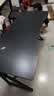 皆客电脑桌台式电竞桌子双人游戏桌椅家用办公桌书桌工作台学习写字桌 破价福利-【黑碳纤维+黑架】-140*60 实拍图