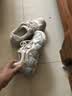 骆驼（CAMEL）【迪丽热巴同款】柠萌丑萌鞋女新款休闲鞋 L25A202062 米白/灰 37 实拍图