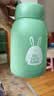 【京东物流送货上门】萌萌兔卡通水杯女牛奶玻璃杯创意便携杯子 绿色萌萌兔 330ml 1只 实拍图