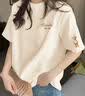 真维斯（Jeanswest）纯棉内搭打底衫女夏季宽松高级感上衣服慵懒风休闲圆领短袖t恤女 实拍图