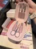777指甲工具套装女士指甲刀韩国三七指甲剪进口指甲钳6件套90Z粉 实拍图