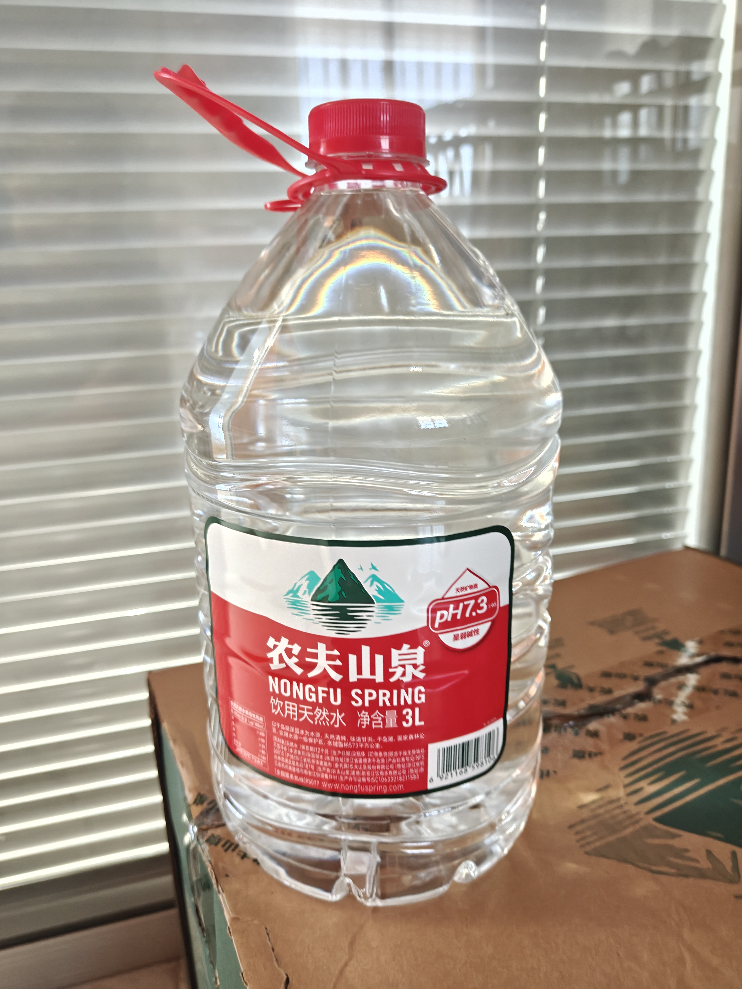 农夫山泉  饮用水 饮用天然水3L*6桶 整箱 桶装水 实拍图