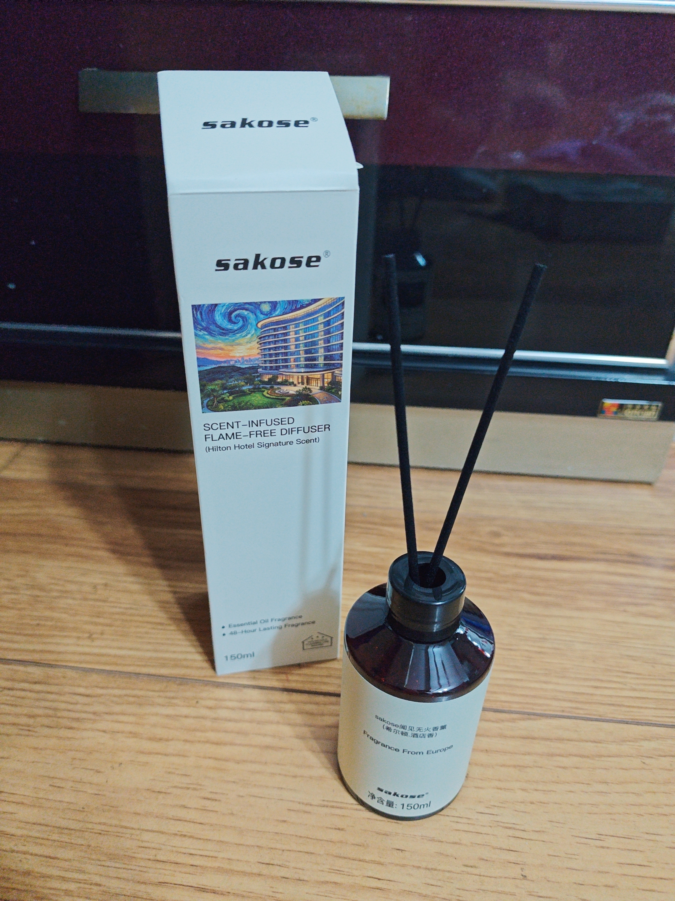sakose闻见无火香薰-希尔顿香150ml室内房间持久留香厕所香氛清新剂 实拍图