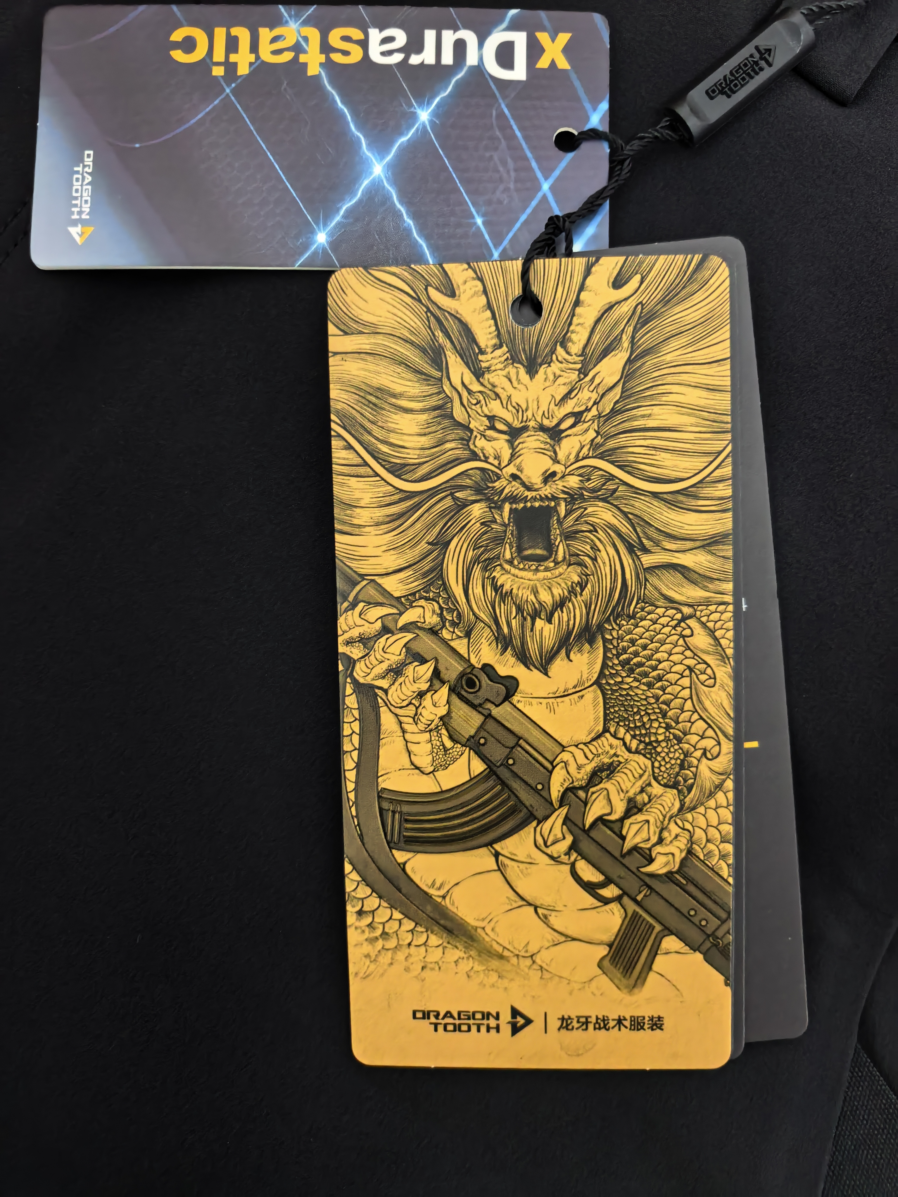 龙牙寒锋战术软壳裤男士修身版秋冬款通勤弹力户外休闲裤防风保暖裤子 极夜黑（修身加强版） 38 180/88B 实拍图