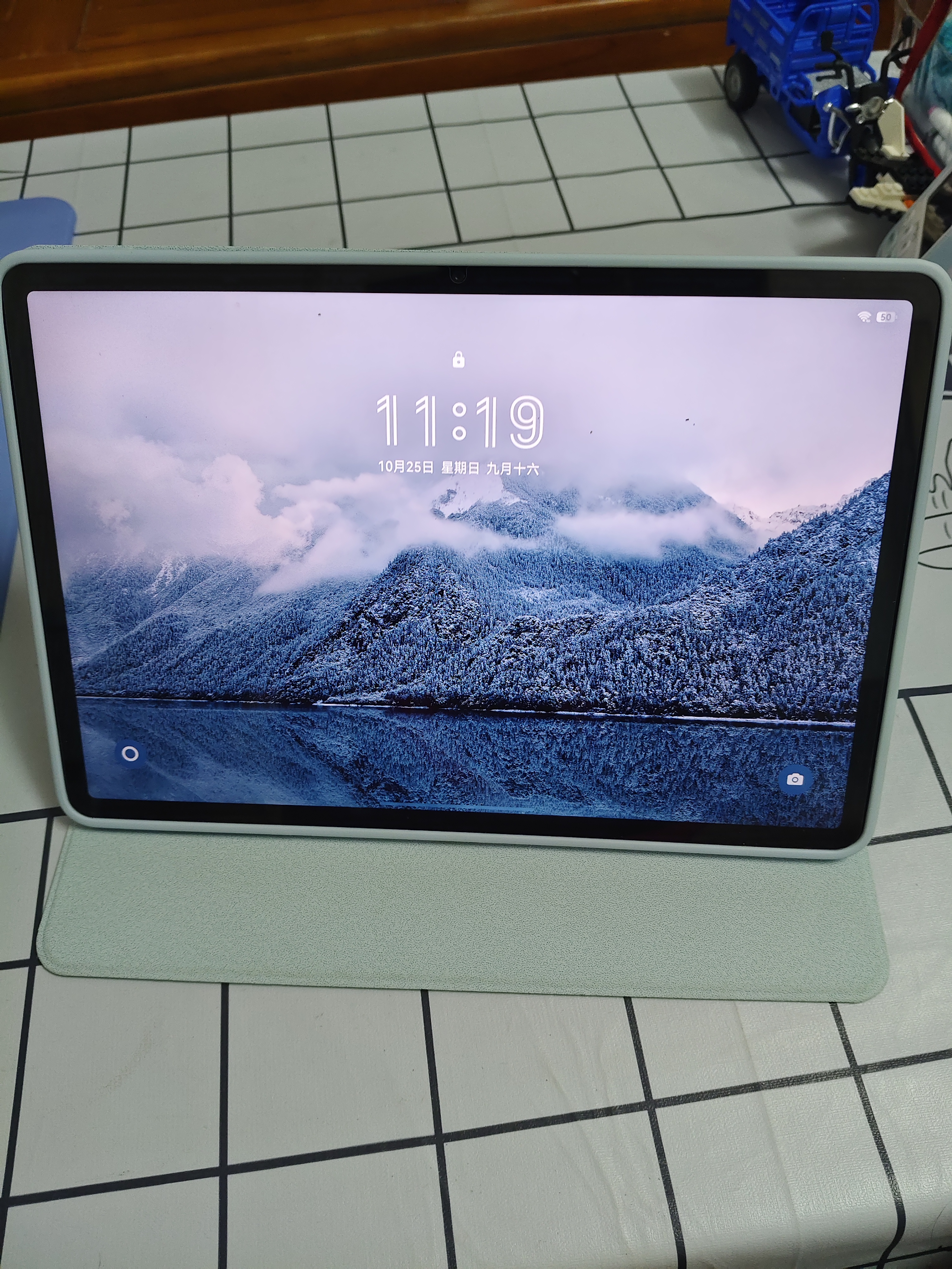 HUAWEIMatePad 11.5 柔光版 华为平板电脑 护眼屏 鸿蒙AI 大电池 学生平板儿童学习机 8G+256G海岛蓝 实拍图