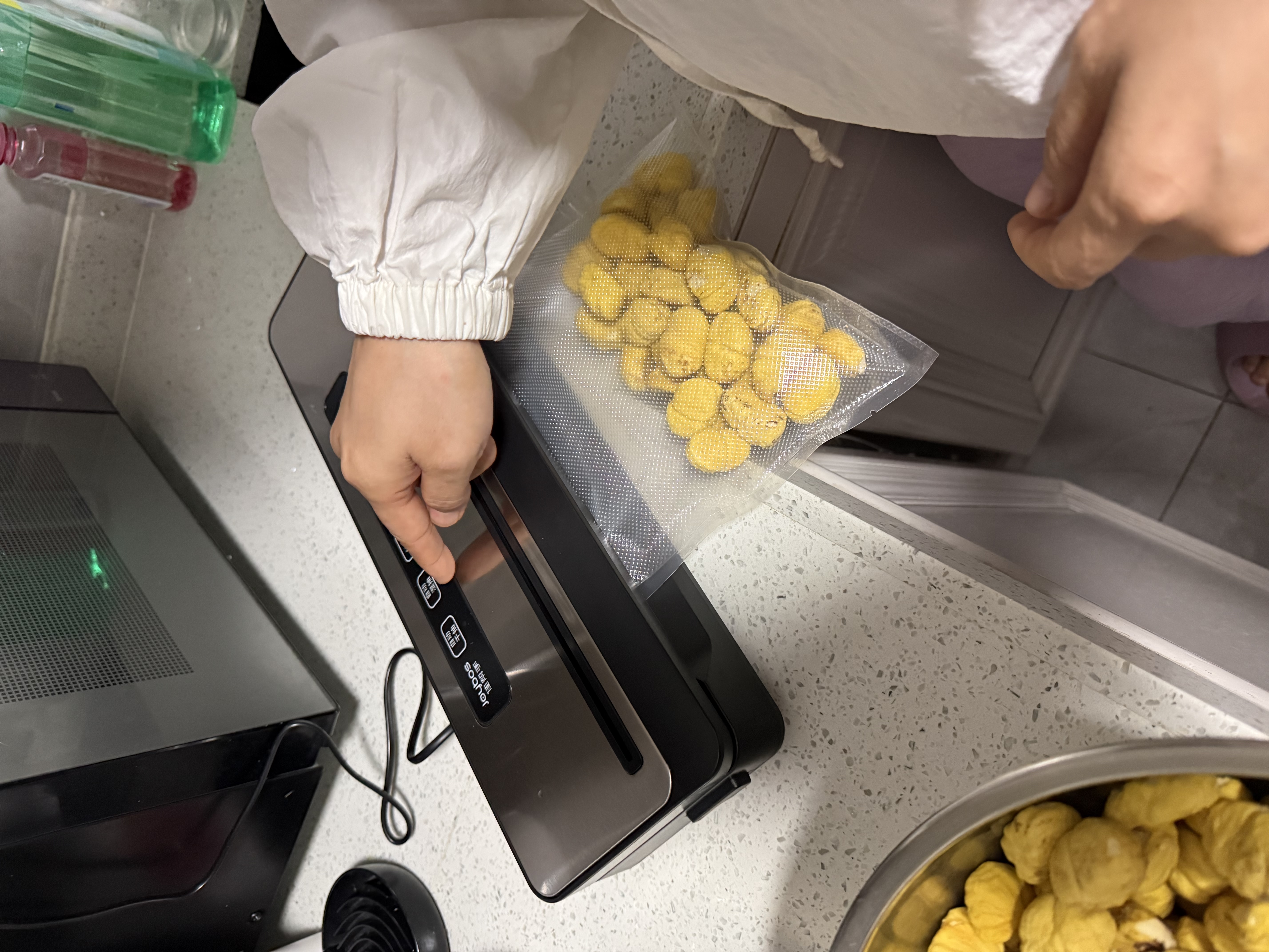 佳帮手真空封口机全自动抽真空包装机70KPA加强大吸力家商用干湿两用食品腊肠肉保鲜食品塑封机 实拍图