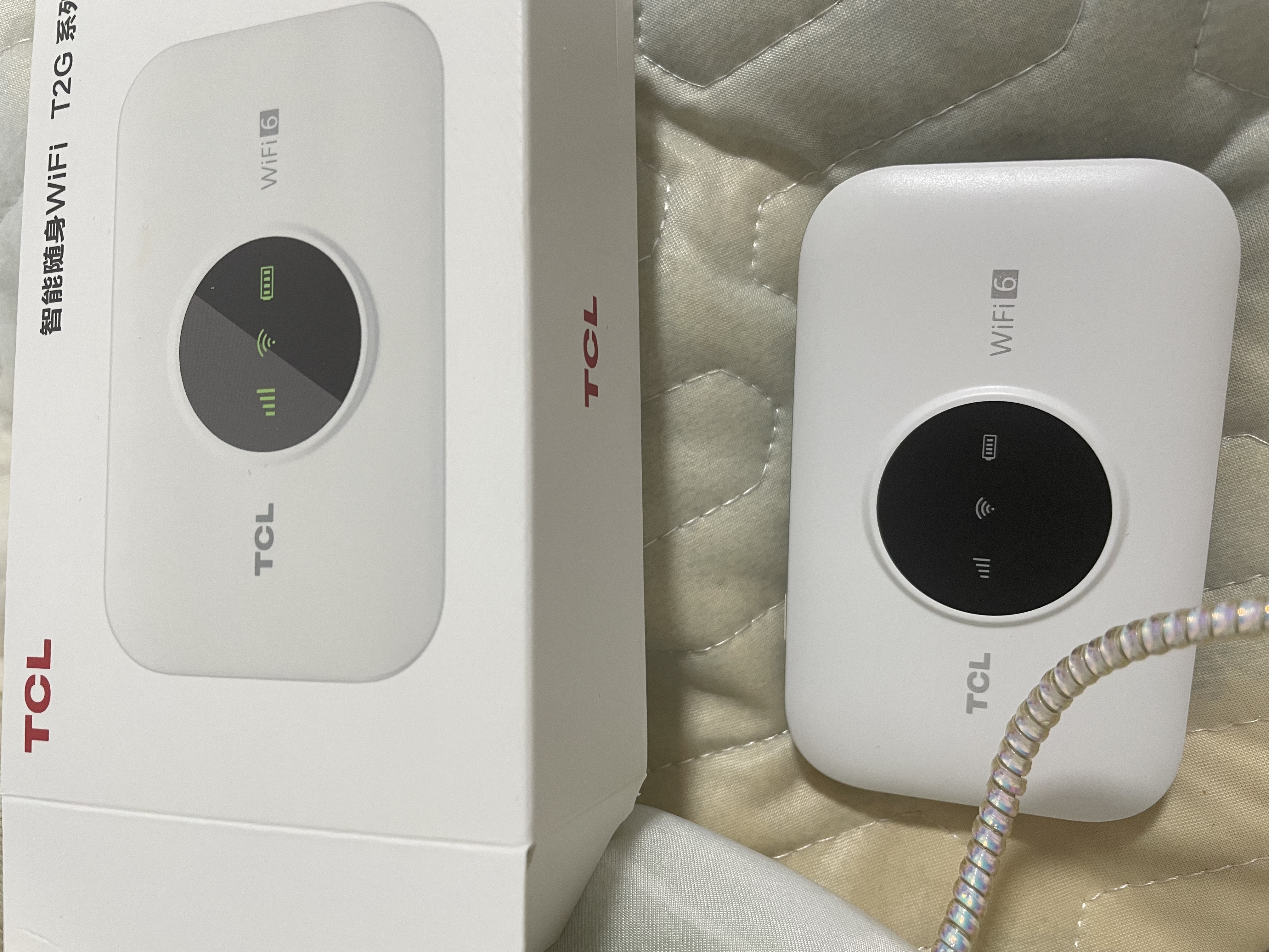 TCL随身wifi2026新款全国通用可移动便携式热点免插卡无线网wi-fi6无限制大流量车载4G路由器5GXY15B 【升级充电款】3000毫安大电池 足额不虚标月享1500G流量 实拍图