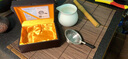 归银堂纯银999手工小茶漏足银檀木把手茶漏网茶叶过滤器功夫茶具配件 梅兰+证书+礼盒 实拍图