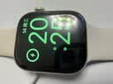 Apple/苹果/苹果 Watch Series 12 智能手表蜂窝版42毫米浅金色铝金属表壳沙砾色运动型表带S/M MJJ04CH/B 实拍图