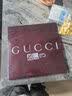 古驰（GUCCI）女士双G双面提花羊毛流苏围巾 浅棕色 165904 3G646 9664 实拍图