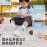 基诺浦 宝宝学步鞋 春秋男女儿童运动软底童鞋 0-1岁婴儿机能鞋GB2230 羽毛白/奶糖米/牛津蓝/仙果绿 20 125mm 适合脚长125-129mm 实拍图