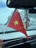 优和（UHOO）国庆小国旗手持小红旗手摇旗 小五星红旗杆帜 8号100面带杆14*21cm送贴纸 户外儿童手拿小旗子带杆 实拍图