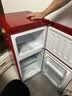 志高复古冰箱小型大容量家用租房电冰箱 化妆品网红冰箱冷藏冷冻一级能效小冰箱节能省电 【中国红】102L复古冰箱【7档调温 轻奢韵味】 实拍图
