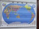 【2026】中国地图+世界地图挂图 约1.1米*0.8米 2张高清防水标准政区图 学生地图 地理学习 办公家用装饰 无拼缝新版墙贴挂画挂图 实拍图