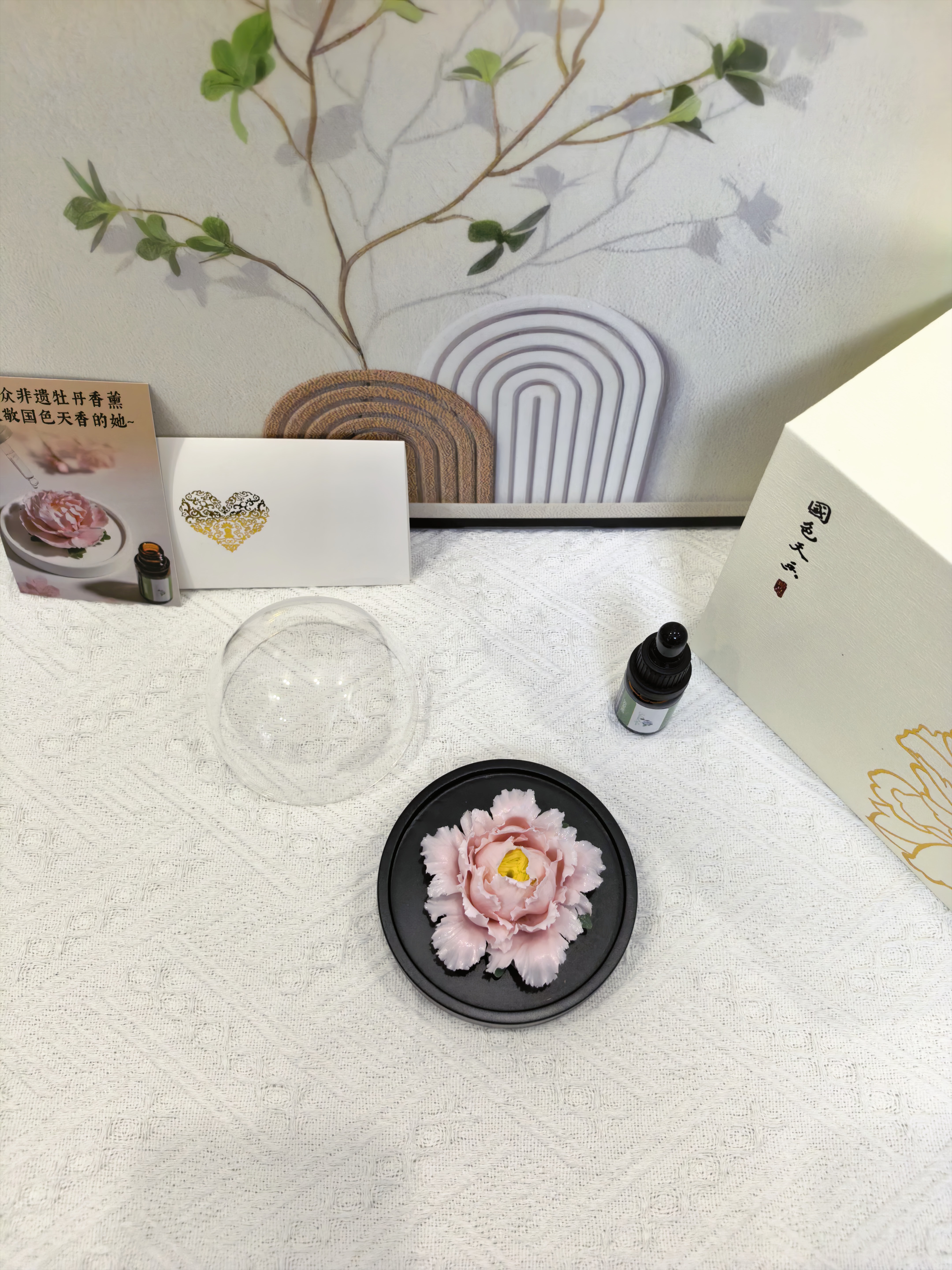 Para Ella永生花陶瓷花牡丹永生花生日礼物女友妈妈结婚纪念日高档实用退休 实拍图