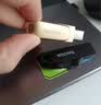 Sandisk闪迪64GB USB3.2 U盘 CZ550绿色 安全加密 数据恢复 学习电脑办公投标 小巧便携 车载 大容量优盘 实拍图