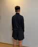 安德玛（Under Armour）【秋上新】UA新款Tech男子速干1/2拉链训练运动长袖T恤1328495 黑色001 L 晒单实拍图