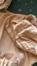 MUJI[自营限定款]女士无侧缝 双层纱织睡衣 纯棉家居服 浅粉红色 L 实拍图