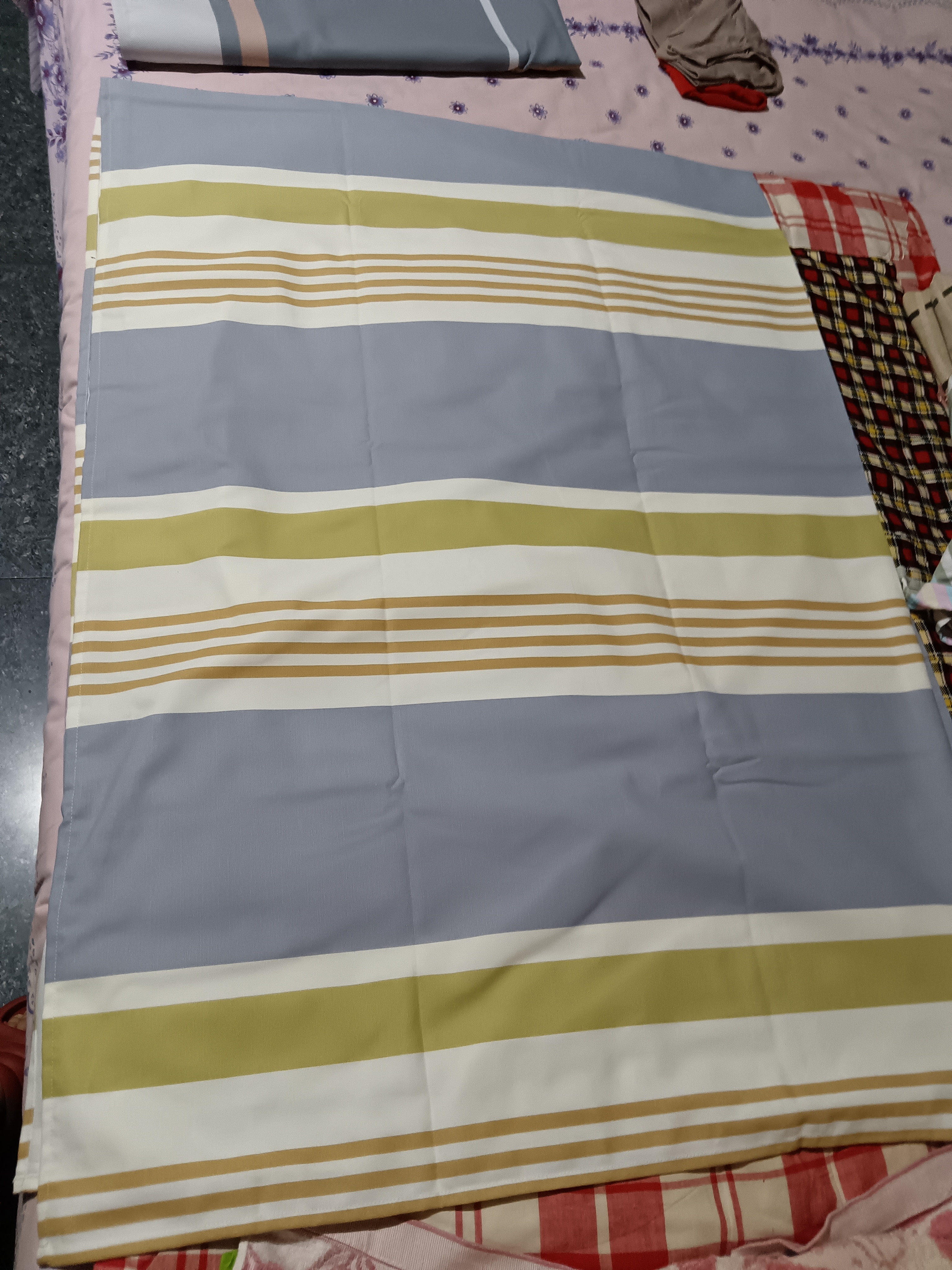 京东京造老粗布床单单件 A类亲肤 透气舒适 耐磨耐用150*210cm 晨光 实拍图