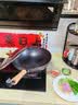 冀铁锤章丘炒锅铁锅炒菜锅不易粘锅手工锻打无涂层熟铁锅燃气灶36cm加耳 实拍图