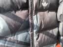 adidas 600蓬轻薄拒水保暖鸭绒羽绒服外套男女秋冬阿迪达斯三叶草   黑色(推荐男生选大一码)   M 实拍图