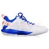 李宁（LI-NING）羽毛球鞋男女同款耐磨羽毛球训练运动鞋 AYTQ023/026标椎白  38 实拍图