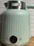 美的（Midea）电热水壶家用 恒温烧水壶艺术家 316L不锈钢母婴级一体无缝内胆自动断电 实时温度显示 24小时保温 1.7L 【恒温7段控温】清新绿 实拍图