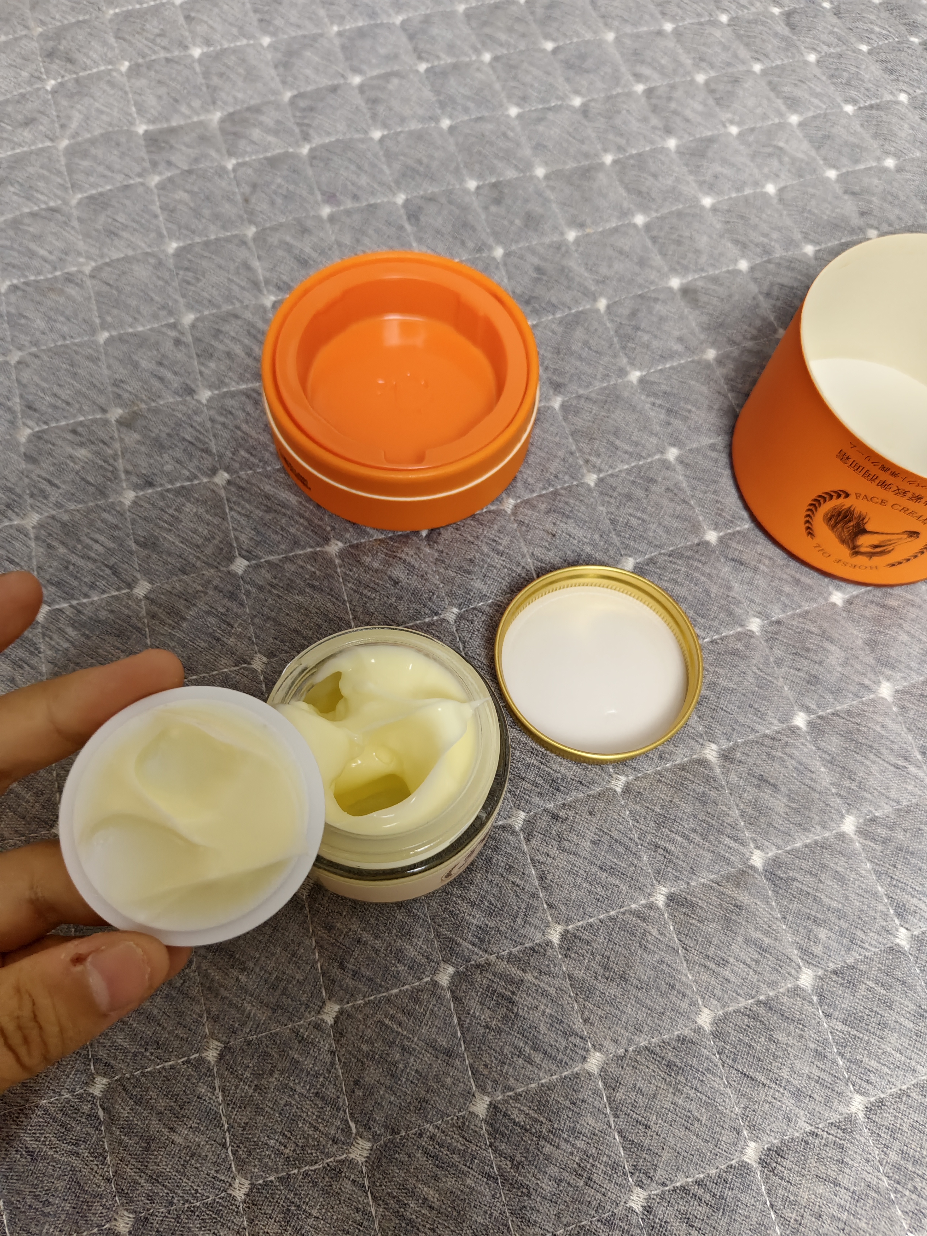 sakose马油紧致抗皱面霜膏70g秋冬高保湿滋润敏感肌适用男女士进口马油 实拍图