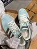 adidas「T头鞋」VL COURT CLASSIC板鞋德训鞋男女阿迪达斯轻运动 浅闪光蓝/棕色/淡绿 (推荐女生买小半码)   36 实拍图