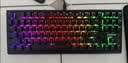 CHERRY樱桃MX1.1黑曜极光 机械键盘87键 游戏键盘 有线键盘 悬浮式无钢结构 RGB灯效 黑色红轴 实拍图