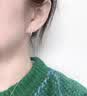 芯奢S999纯银耳钉女士2026新款耳环养耳洞素圈耳圈足银实心高级感耳饰 足银8MM【2只装】 【适合耳骨戴】假一赔十 实拍图
