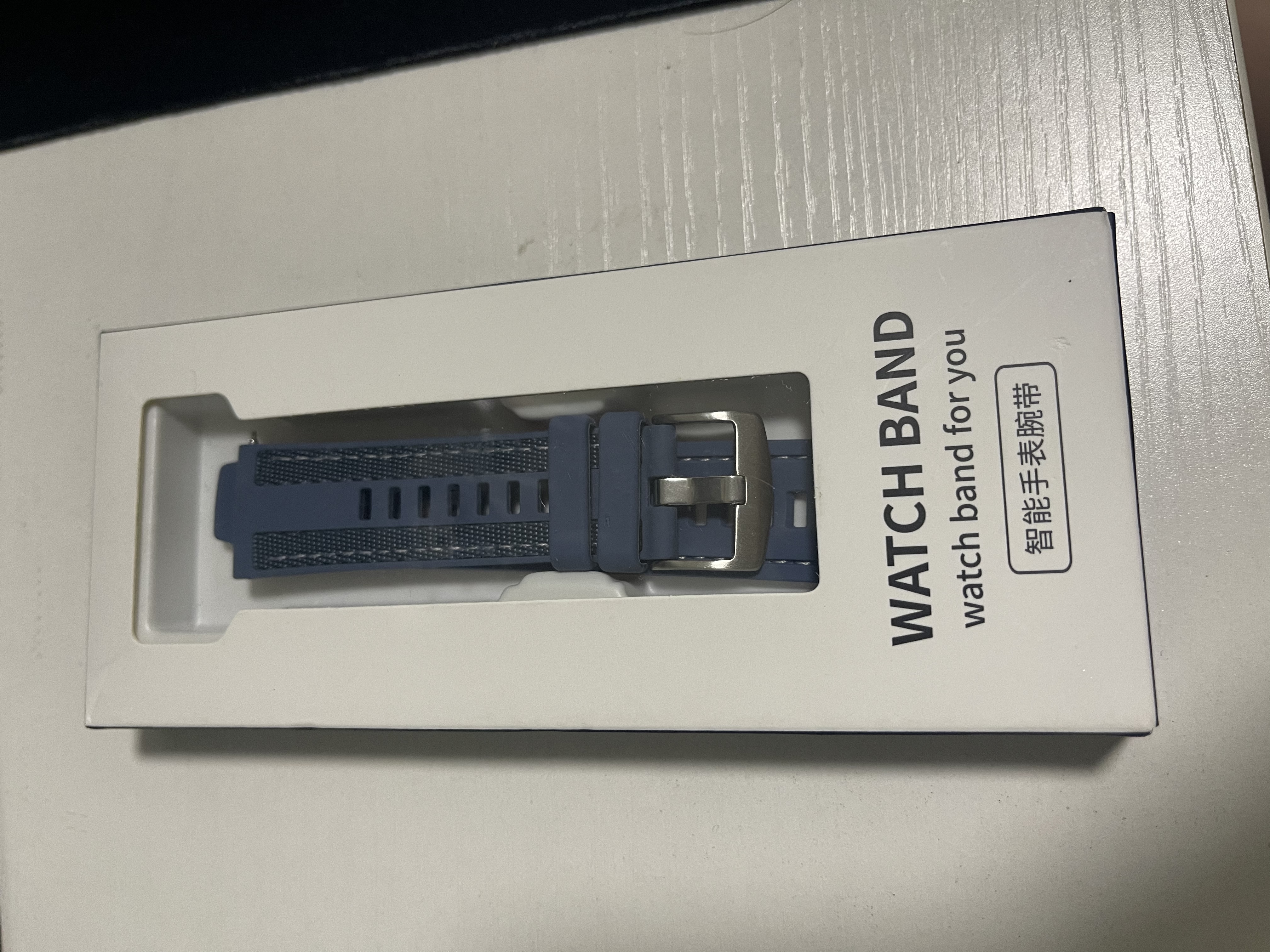Smorss适用华为手表GT7/GT6/Pro/GT5表带watch5/GT4/3Pro同款托帕蓝尼龙硅胶表带oppowatch4/3/X编织带 实拍图