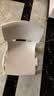 四万公里儿童靠背凳加厚儿童小椅子幼儿园靠背椅浴室防滑宝宝家用塑料椅子结实小凳子板凳学习洗澡座椅餐椅可叠放白色 实拍图