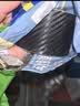 米乐奇汽车天窗防水密封胶带 碳纤维 防漏水密封贴 补漏神器【黑色】5cm宽*6m长+4片圆弧贴 实拍图