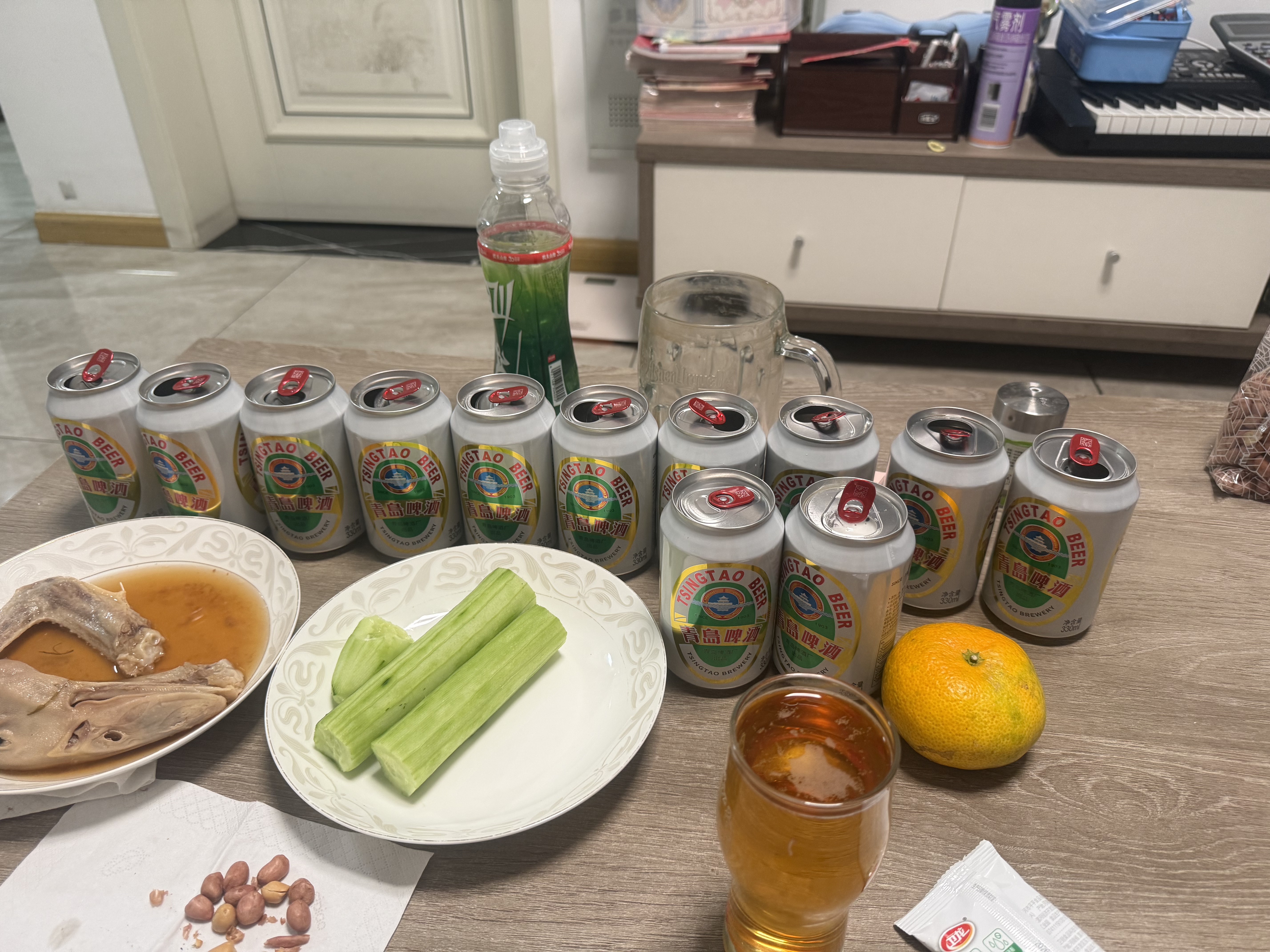 青岛啤酒（TsingTao）老青岛小白罐 330ml*24罐 整箱装 一厂生产 实拍图