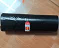利得平口垃圾袋黑60*80cm50只双2.4丝加厚免撕卷装物业商用大塑料袋 实拍图
