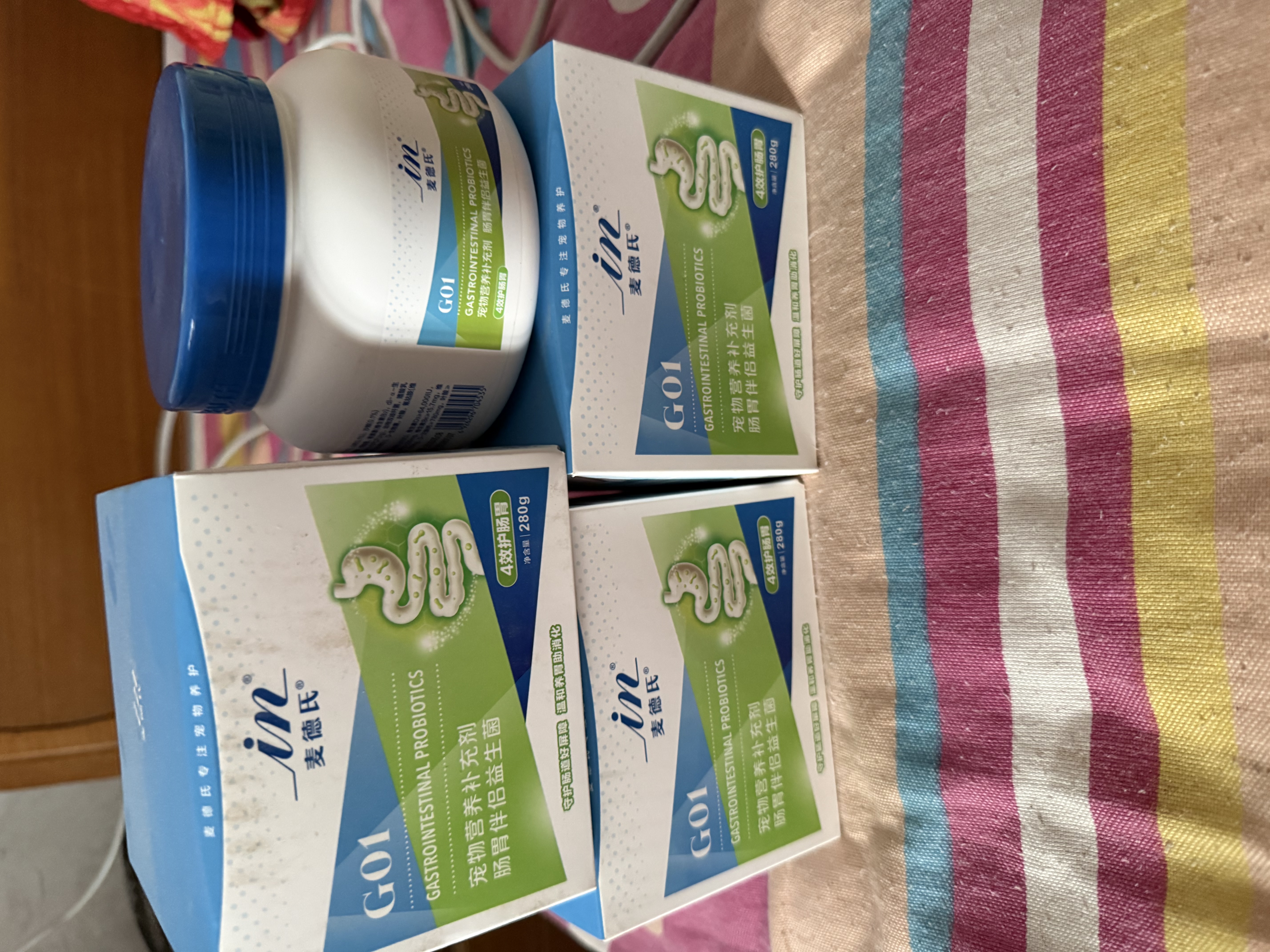 麦德氏狗狗肠胃益生菌280g*3罐宠物益生菌幼犬成犬日常肠胃养护 实拍图