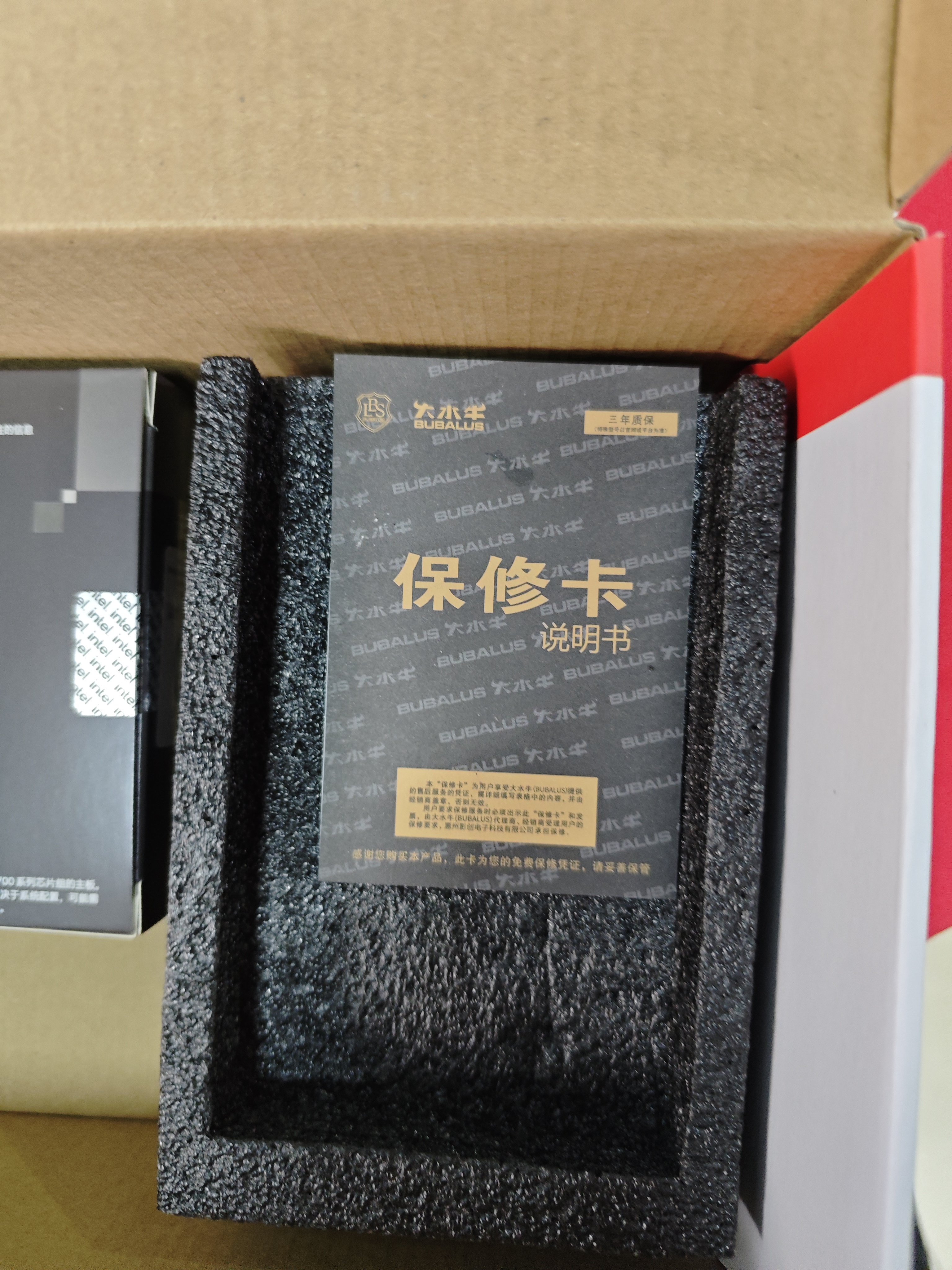 大水牛（BUBALUS）额定650W 劲睿650台式电源（80PLUS白牌/支持5060显卡/12CM温控风扇/背线/宽幅） 实拍图