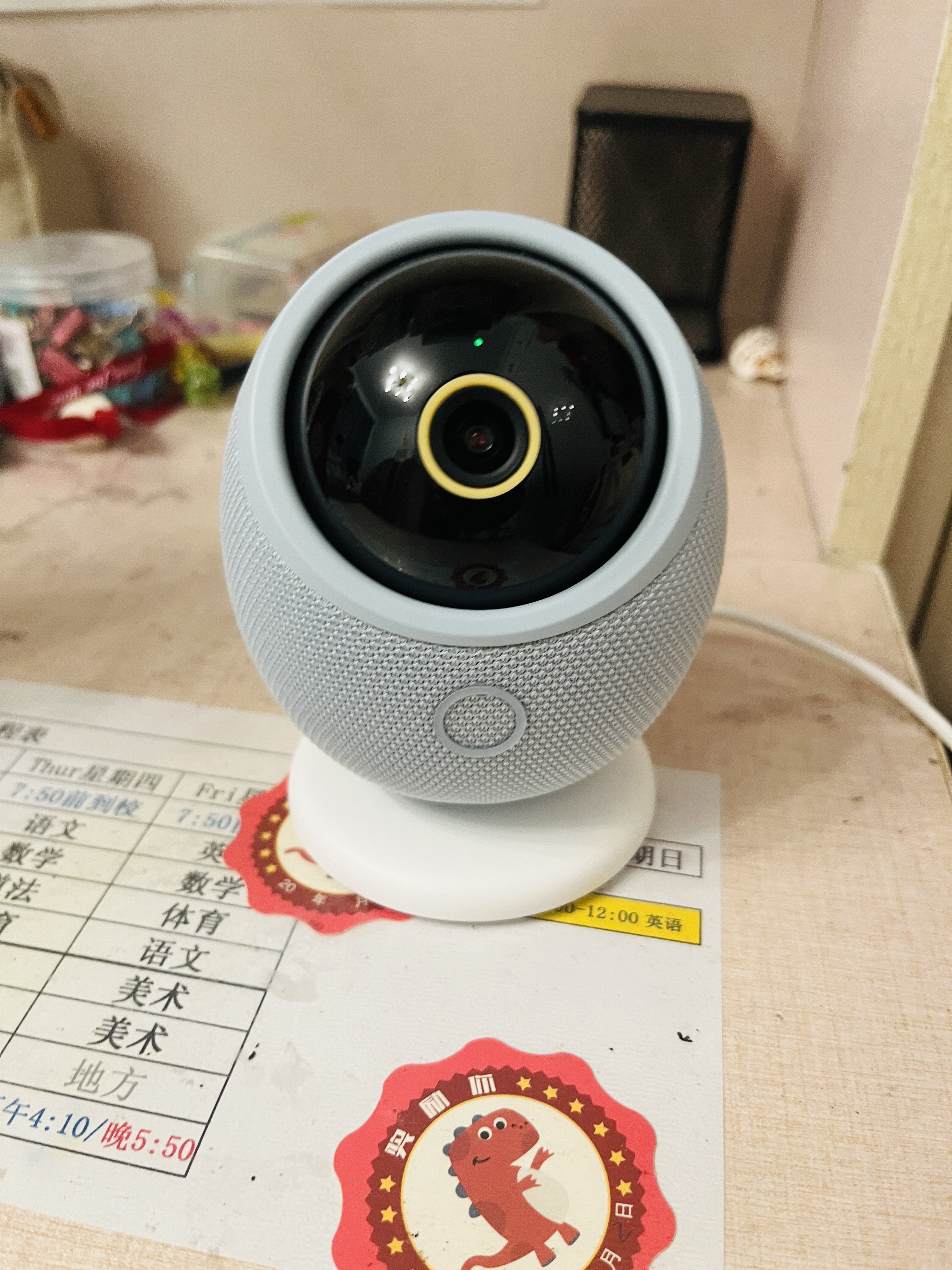 鸿蒙智选华为智慧生活4K 800万摄像头监控器360度无死角带夜视全景远程通话家用室内婴儿看护器海雀雀蛋Pro 实拍图