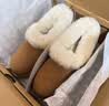UGG【双11抢先购】秋季女士茸茸毛鞋领厚底休闲懒人毛毛鞋 1166733 CHE | 栗色 37 鞋款偏小，建议拍大一码 实拍图
