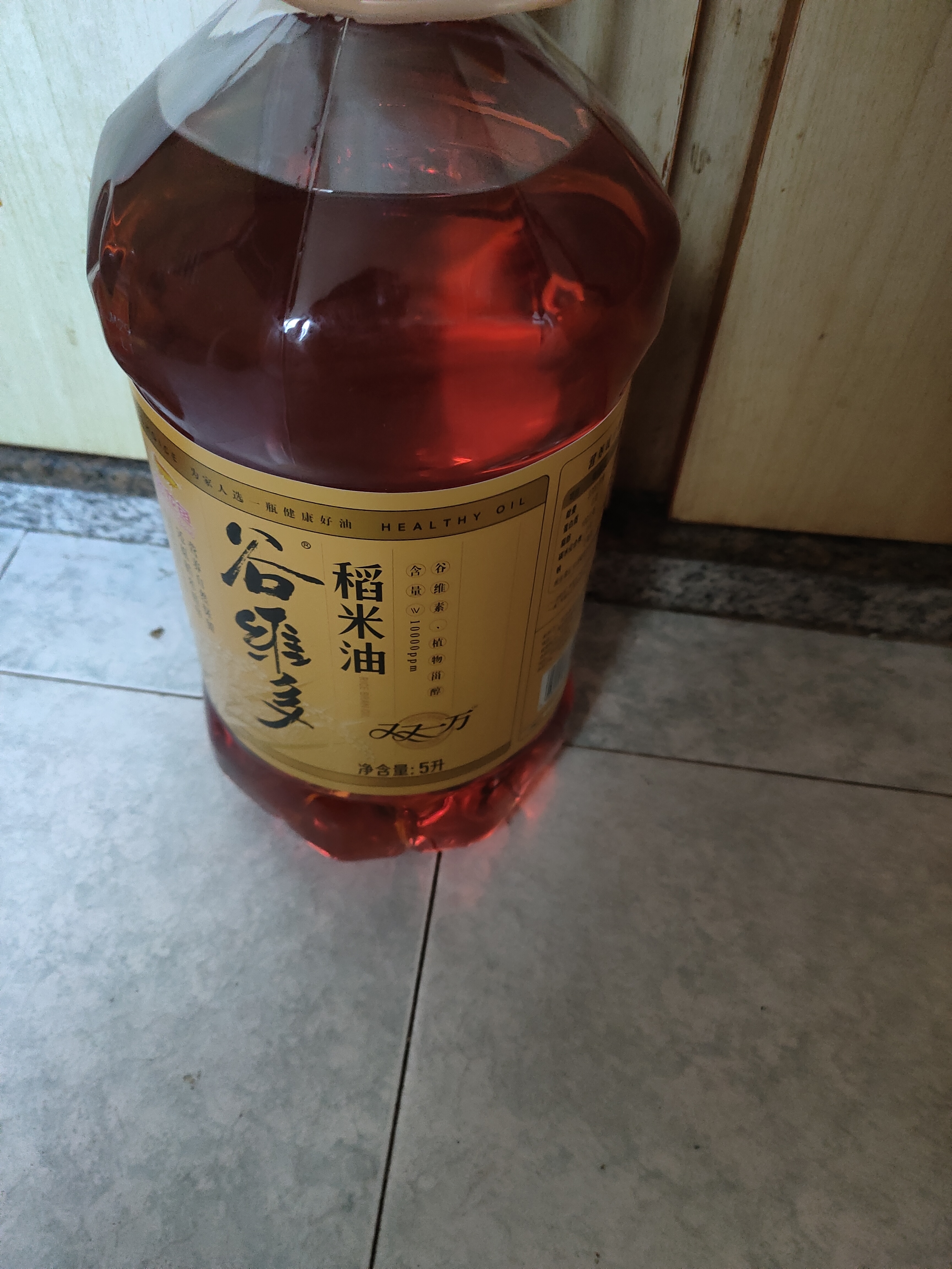 金龙鱼 食用油 谷维多双一万稻米油5L 谷维素10000PPM 实拍图